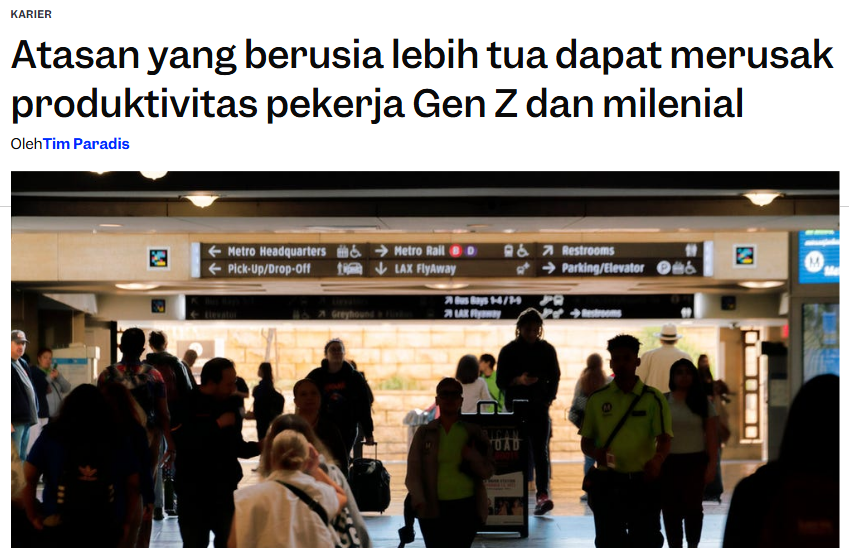 Berita konflik generasi di perusahaan