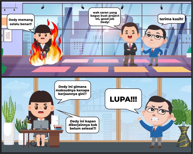 Tidakan nyaman saat bekerja dengan manager