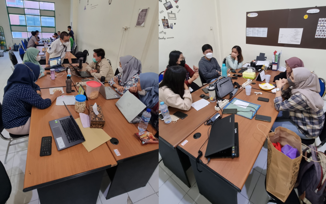 Kegiatan briefing dan training yang dilakukan dconsulting.id