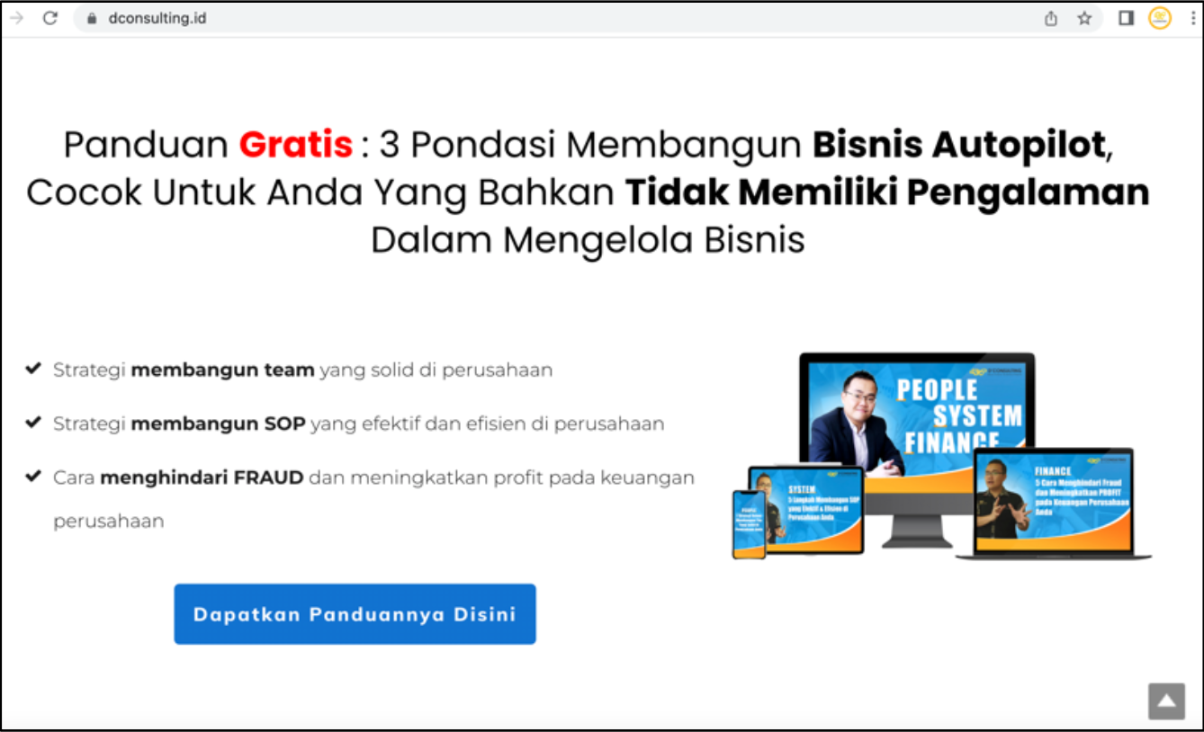 Website dconsulting.id